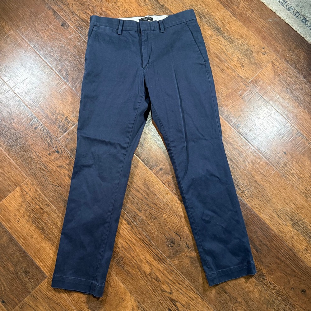 Banana Republic Aiden Slim Fit Chinos Mens 30x30 Navy Blue Pants